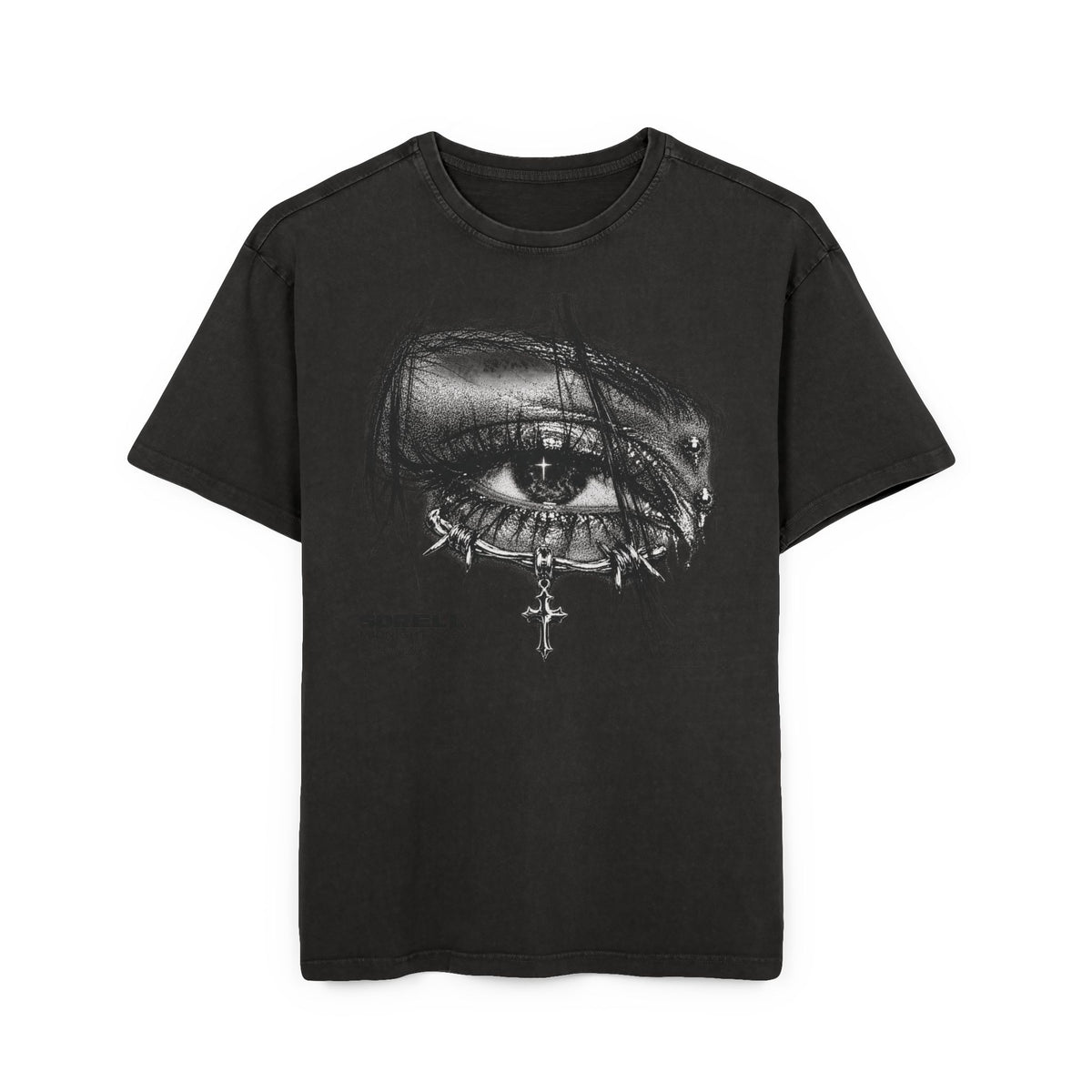 Cross Eye Acid Wash Tee