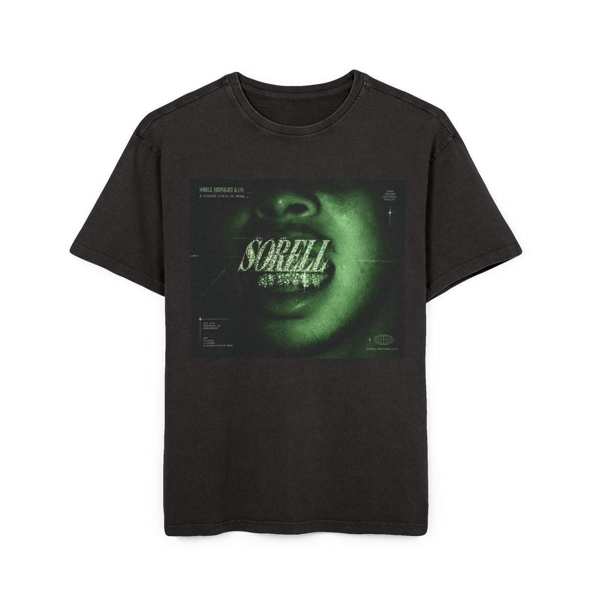 Night Vision Acid Wash Tee