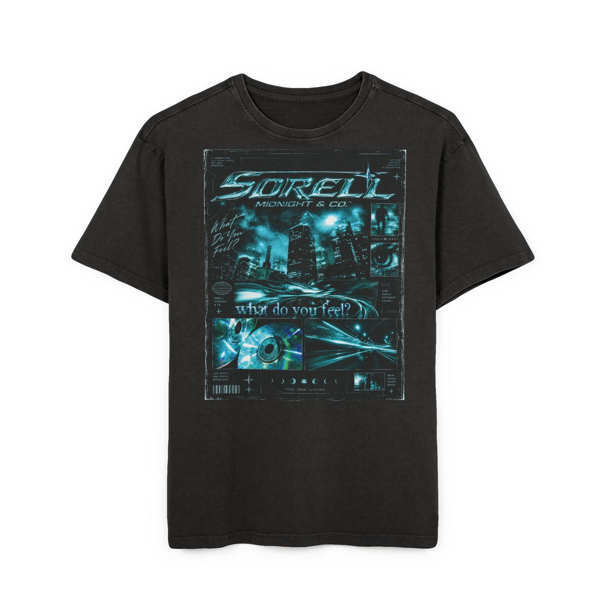 SORELL Cybercity Acid Wash Tee