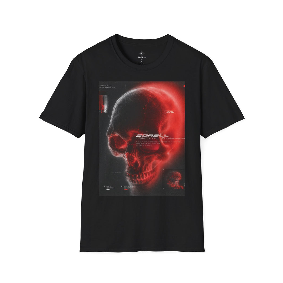 Sorell Red Burning Skull Tee