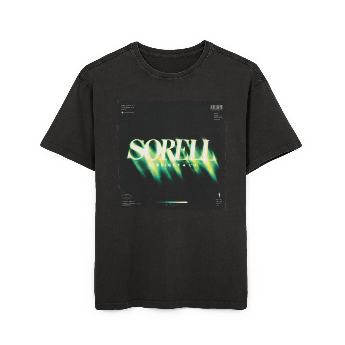 SORELL Glitch Acid Wash Tee