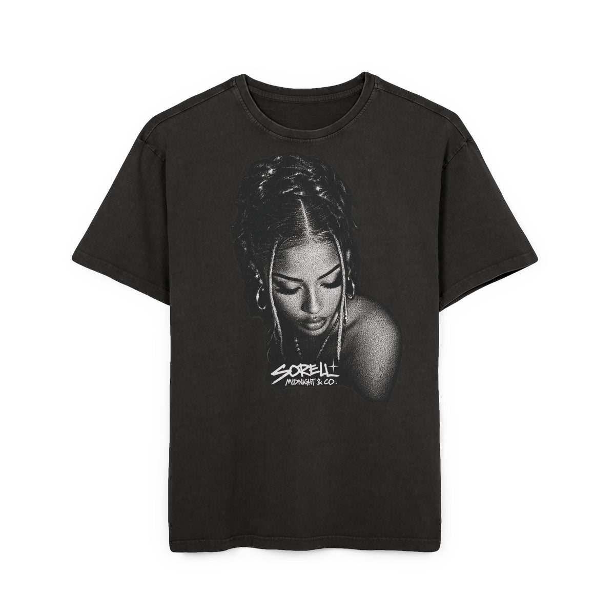 Sorell Midnight Girl Acid Wash Tee