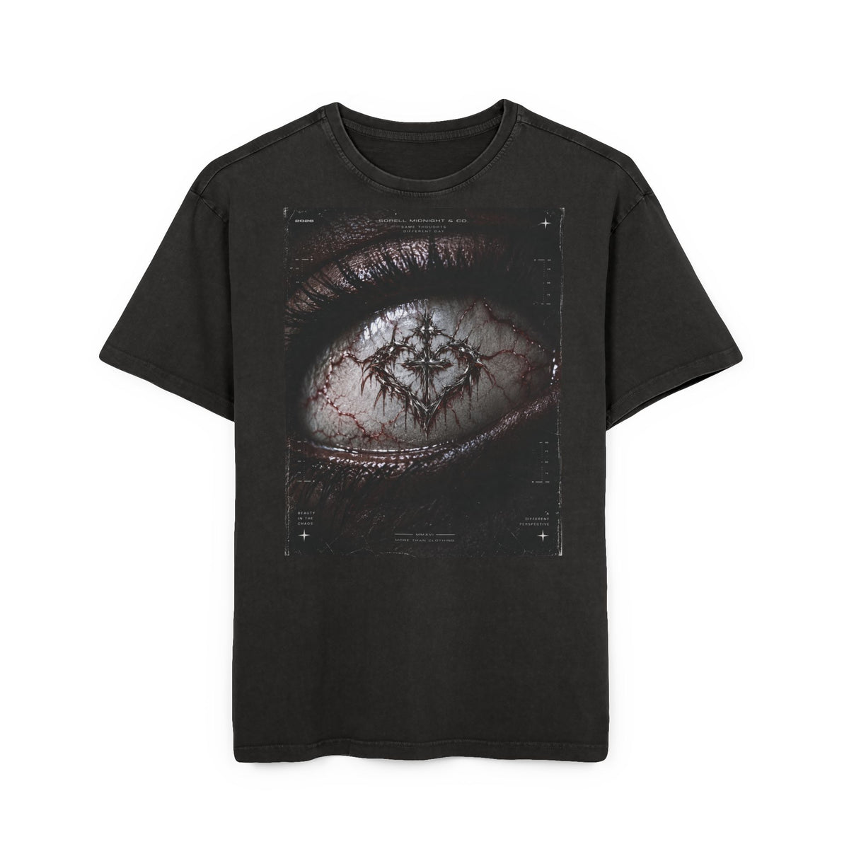 Dark Eye Acid Wash Tee