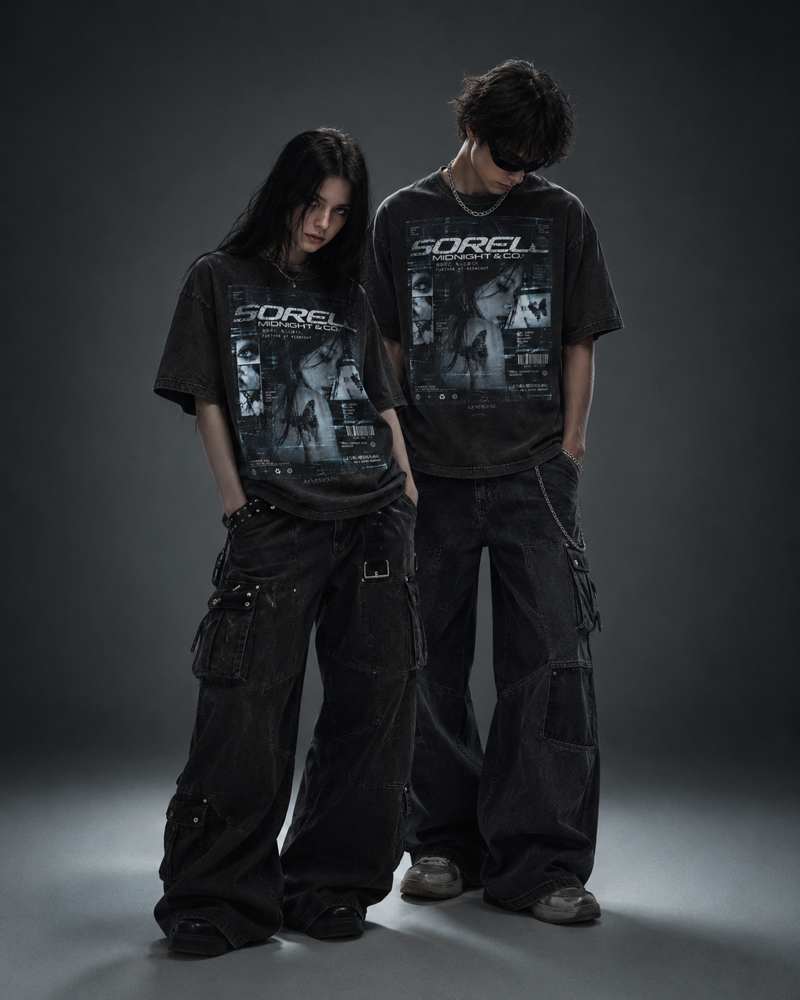 Spider Curse Acid Wash Tee