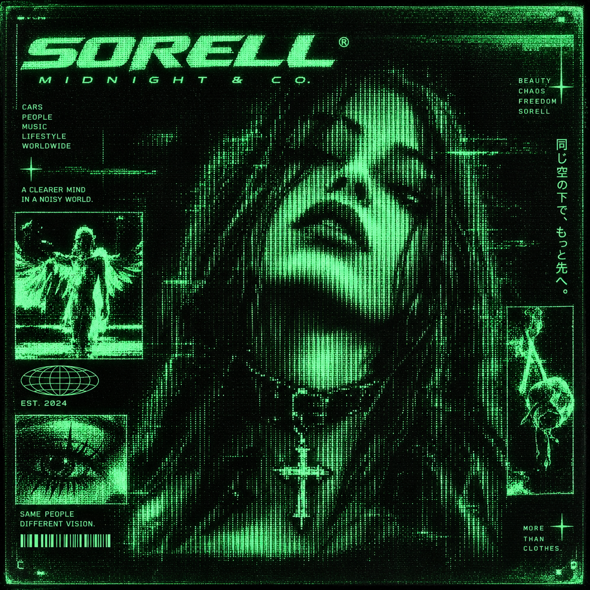 Sorell Neon Goth Tee