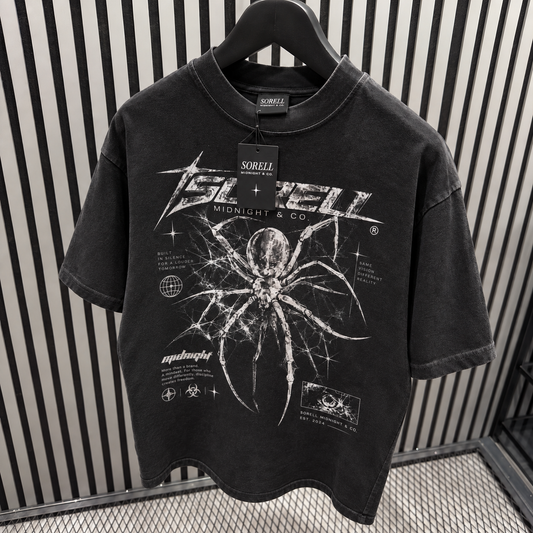Spider Acid Wash Tee