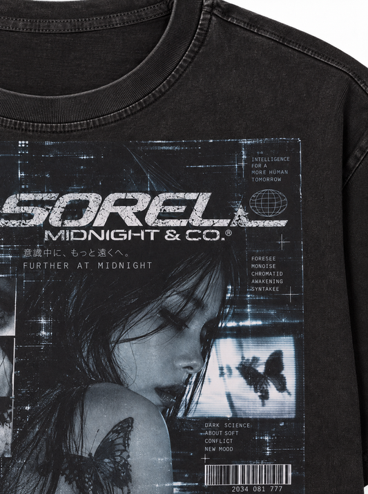 Y2K SORELL Acid Wash Tee